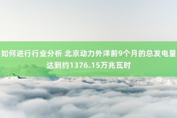 如何进行行业分析 北京动力外洋前9个月的总发电量达到约1376.15万兆瓦时