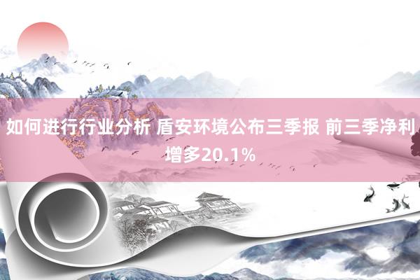 如何进行行业分析 盾安环境公布三季报 前三季净利增多20.1%