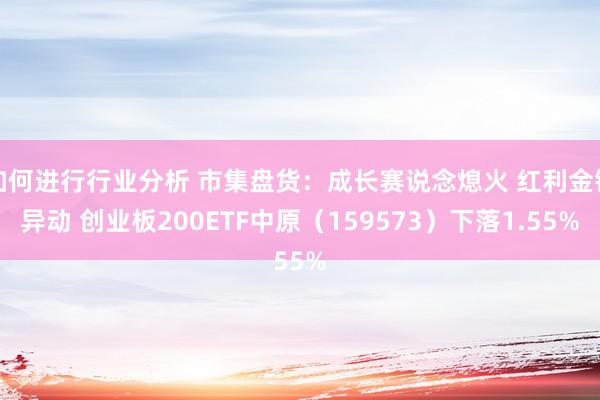 如何进行行业分析 市集盘货：成长赛说念熄火 红利金钱异动 创业板200ETF中原（159573）下落1.55%