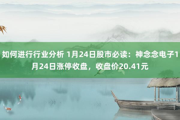 如何进行行业分析 1月24日股市必读：神念念电子1月24日涨停收盘，收盘价20.41元