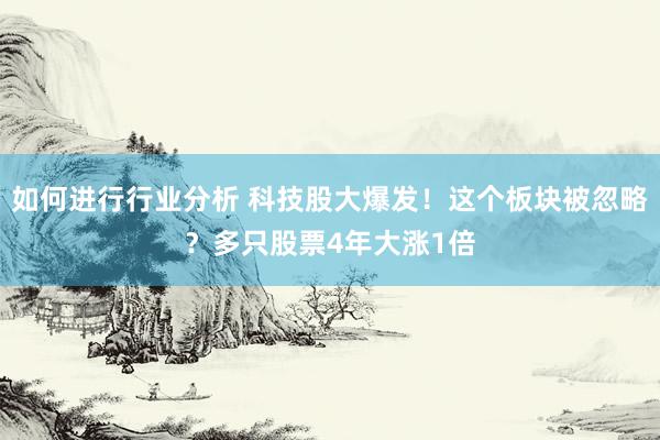 如何进行行业分析 科技股大爆发！这个板块被忽略？多只股票4年大涨1倍