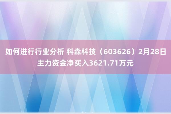 如何进行行业分析 科森科技（603626）2月28日主力资金净买入3621.71万元