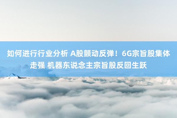 如何进行行业分析 A股颤动反弹！6G宗旨股集体走强 机器东说念主宗旨股反回生跃