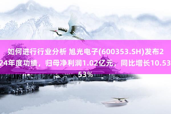 如何进行行业分析 旭光电子(600353.SH)发布2024年度功绩，归母净利润1.02亿元，同比增长10.53%